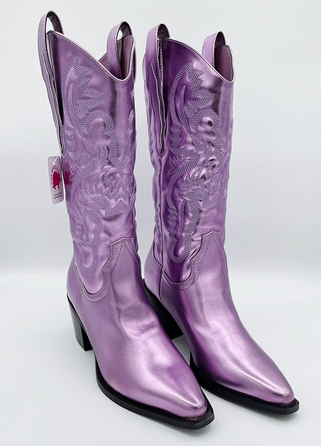 Metallic Purple Cowgirl Boots Yee Haw Country Outfitters